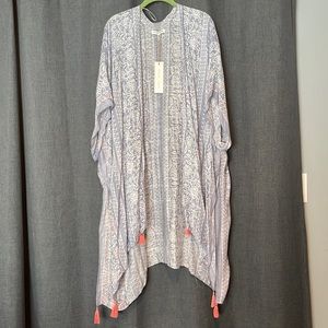 Woven Heart lightweight kimono